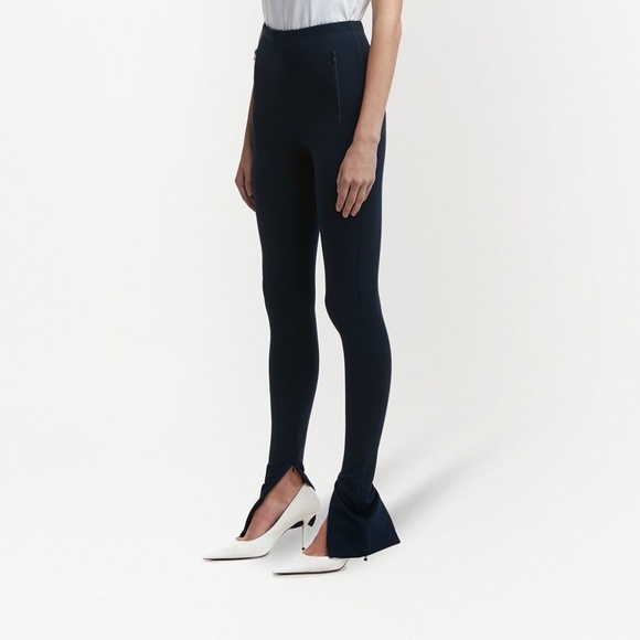 New WARDROBE.NYC Black High Rise Ankle Side Zip Leggings L - Picture 1 of 9
